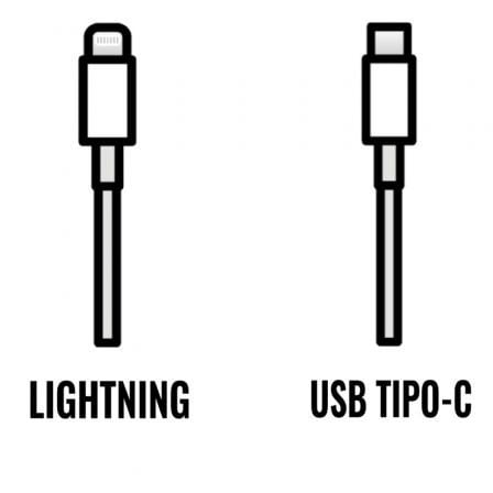 CABLE DE CARGA APPLE DE CONECTOR USB TIPO-C A LIGHTNING/ 1M |