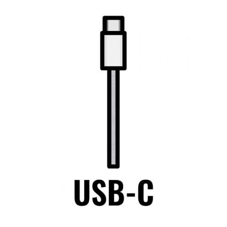 CABLE DE CARGA APPLE USB DE CONECTOR USB TIPO-C A USB TIPO-C/ 1M/ TRENZADO