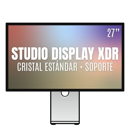 APPLE STUDIO DISPLAY XDR 27"/ CRISTAL ESTANDAR / SOPORTE CON ALTURA E INCLINACION AJUSTABLE | Monitores apple