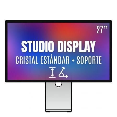 APPLE STUDIO DISPLAY 27"/ CRISTAL ESTANDAR / SOPORTE CON ALTURA E INCLINACION AJUSTABLE |