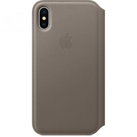 FUNDA IPHONE X LEATHER FOLIO - MARRON TOPO - MQRY2ZM/A | Fundas originales apple para iphone