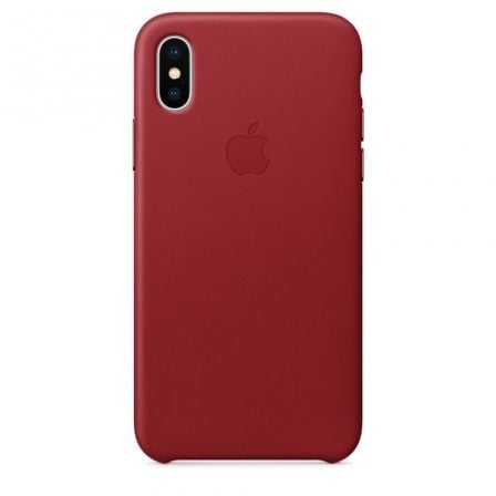 FUNDA IPHONE X LEATHER CASE - (PRODUCT)RED - MQTE2ZM/A