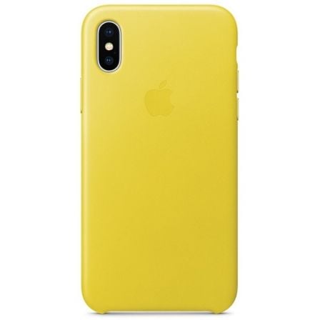 APPLE FUNDA IPHONE X LEATHER CASE - AMARILLO PRIMAVERA - MRGJ2ZM/A | Fundas originales apple para iphone