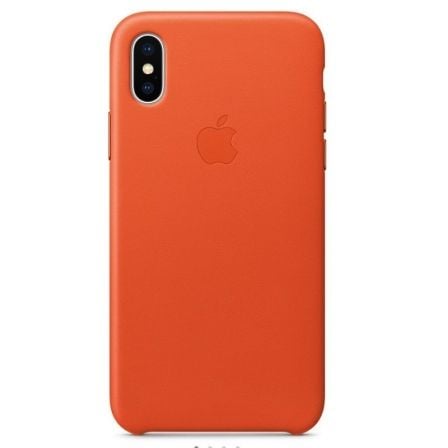 APPLE FUNDA IPHONE X LEATHER CASE - NARANJA INTENSO - MRGK2ZM/A | Fundas originales apple para iphone