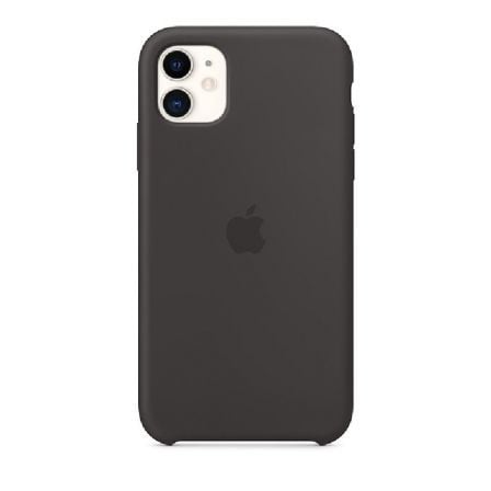 FUNDA APPLE IPHONE 11 SILICONE CASE - NEGRA- MWVU2ZM/A | Fundas originales apple para iphone