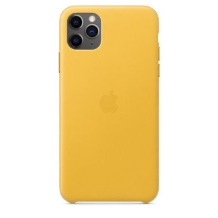 FUNDA APPLE IPHONE 11 PRO MAX LEAHTER CASE - AMARILLO CITRICO - MX0A2ZM/A