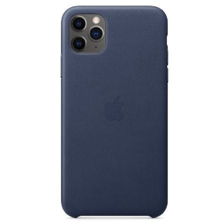 FUNDA APPLE IPHONE 11 PRO MAX LEATHER CASE - AZUL MEDIANOCHE - MX0G2ZM/A | Fundas originales apple para iphone