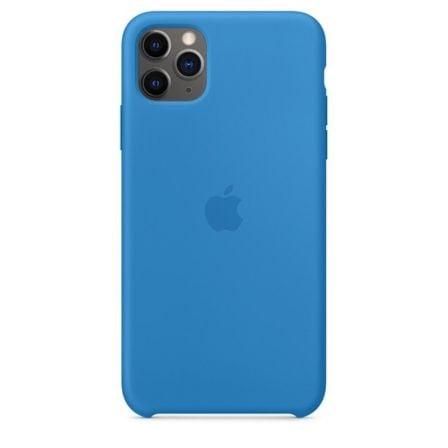 FUNDA APPLE IPHONE 11 PRO MAX SILICONE CASE - AZUL SURFERO | Fundas originales apple para iphone