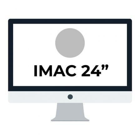 APPLE IMAC 24" RETINA 4.5K/ CHIP M1 CPU 8 NUCLEOS/ 8GB/ 512GB/ GPU 8 NUCLEOS/ PLATA