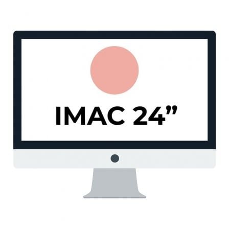 APPLE IMAC 24" RETINA 4.5K/ CHIP M1 CPU 8 NUCLEOS/ 8GB/ 256GB/ GPU 8 NUCLEOS/ ROSA | Imac
