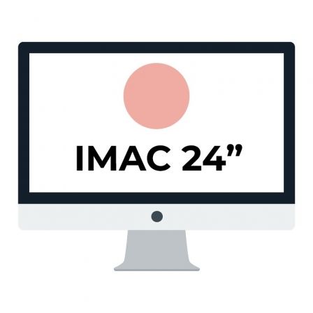 APPLE IMAC 24" RETINA 4.5K/ CHIP M1 CPU 8 NUCLEOS/ 8GB/ 512GB/ GPU 8 NUCLEOS/ ROSA | Imac