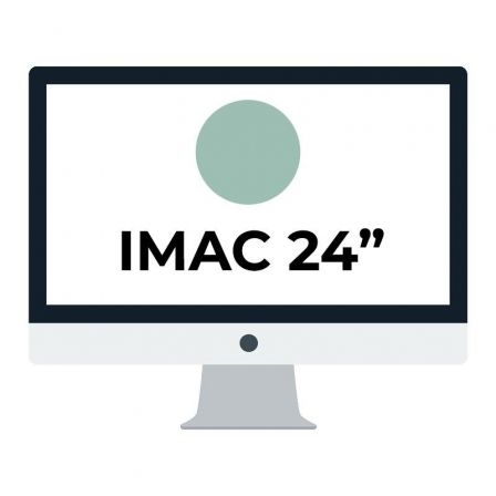 APPLE IMAC 24" RETINA 4.5K/ CHIP M1 CPU 8 NUCLEOS/ 8GB/ 256GB/ GPU 7 NUCLEOS / VERDE | Imac