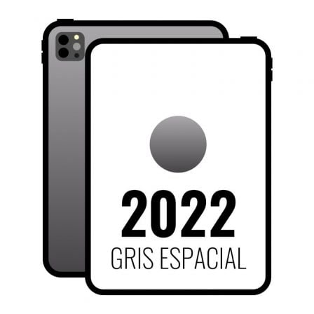 APPLE IPAD PRO 11" 2022 4TH WIFI/ M2/ 128GB/ GRIS ESPACIAL - MNXD3TY/A |