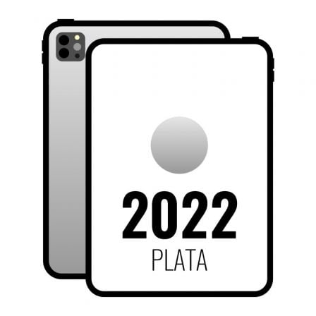 APPLE IPAD PRO 11" 2022 4TH WIFI/ M2/ 128GB/ PLATA - MNXE3TY/A |
