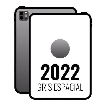 APPLE IPAD PRO 12.9" 2022 6TH WIFI/ M2/ 128GB/ GRIS ESPACIAL - MNXP3TY/A |
