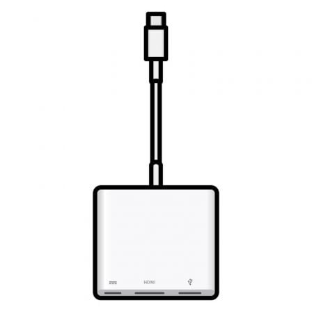 ADAPTADOR USB-C DIGITAL AV MULTIPORT MACBOOK V3 MW5M3ZM/A