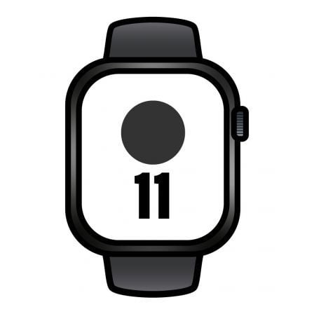 APPLE WATCH SERIES 11/ GPS/ CELLULAR/ 46MM/ TITANIO NEGRO PIZARRA/ CORREA DEPORTIVA NEGRA M/L | Apple watch