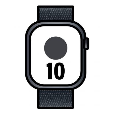 APPLE WATCH SERIES 10/ GPS/ 46MM/ CAJA DE ALUMINIO NEGRO AZABACHE / CORREA LOOP DEPORTIVA TINTA |