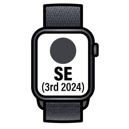 APPLE WATCH SE 3RD V2/ GPS/ 40MM/ CAJA DE ALUMINIO MEDIANOCHE/ CORREA LOOP DEPORTIVA TINTA | Apple watch