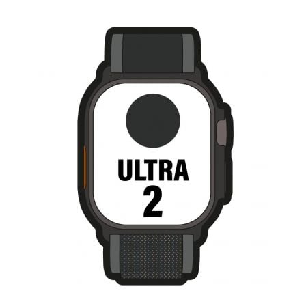 APPLE WATCH ULTRA 2/ GPS/ CELLULAR/ 49MM/ CAJA DE TITANIO NEGRO / CORREA LOOP TRAIL NEGRO S/M | Apple watch