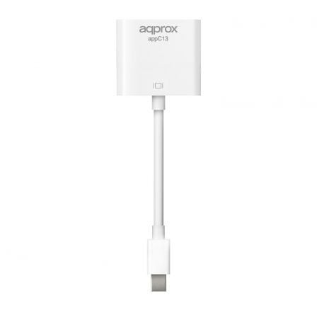 ADAPTADOR APPROX MINI DISPLAY PORT A VGA V2 - RESOLUCION HASTA 1080P - FRECUENCIA 162MHZ - ESTANDAR 1.1A - LONGITUD 18CM