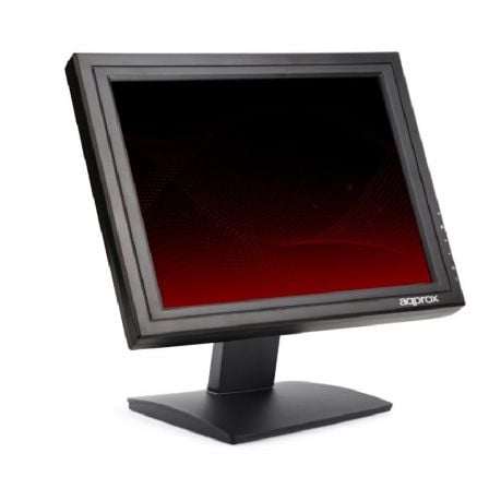 MONITOR TACTIL APPROX APPMT15W5 - 15"/38.1CM-1024*768 - 300CD/M2 - 5MS - 160/140 - GRADO A+ - COMPATIBLE VESA - BASE ESTABLE - C