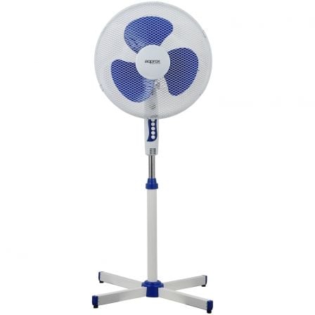 VENTILADOR DE PIE APPROX APPLIANCES APPF01P - 3ASPAS - 45W- 3VELOCIDADES -OSCILANTE - REGULABLE EN ALTURA - REJILLA PROTECCION -