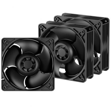PACK DE 3 VENTILADORES ARCTIC S12038-4K/ 12CM