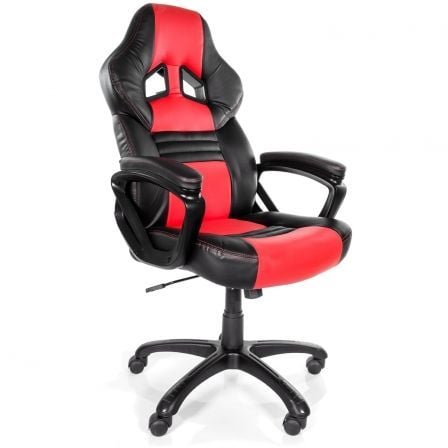 SILLA GAMER AROZZI MONZA ROJA - ROTACION GIRATORIA 360 - ACOLCHADO GRUESO - ALTURA AJUSTABLE - ASIENTO ABATIBLE - 5 RUEDAS - SOP