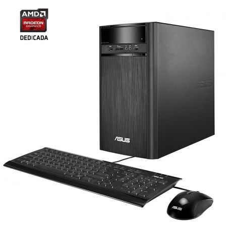 PC SOBREMESA ASUS A31BF-SP002T - AMD A10-7800 3.5 MHZ - 8GB - 1TB - AMD RADEON R7 340 2GB - DVD+-RW - TECLADO Y RATON - W10