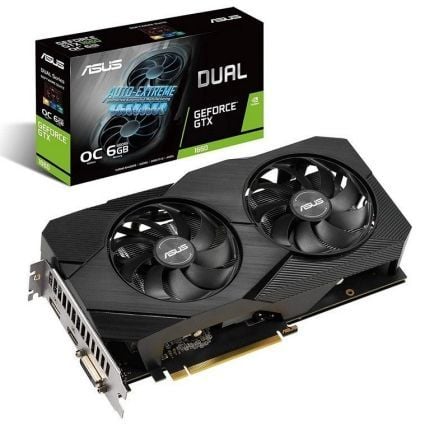 TARJETA GRAFICA ASUS DUAL GEFORCE GTX 1660 EVO OC EDITION/ 6GB GDDR5