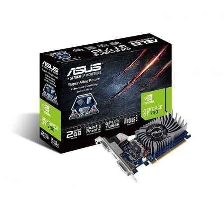 TARJETA GRAFICA ASUS GEFORCE GT 730/ 2GB GDDR5/ PERFIL BAJO