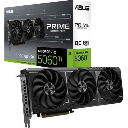 TARJETA GRAFICA ASUS PRIME GEFORCE RTX 5060 TI OC EDITION/ 8GB GDDR7