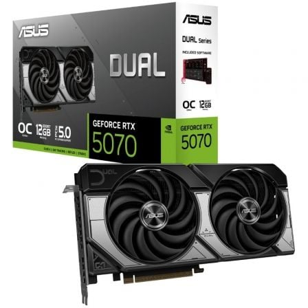 TARJETA GRAFICA ASUS DUAL GEFORCE RTX 5070 OC/ 12GB GDDR7