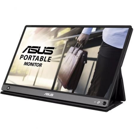 MONITOR PORTATIL ASUS ZENSCREEN GO MB16AHP 15.6"/ FULL HD/ MULTIMEDIA/ PLATA Y NEGRO