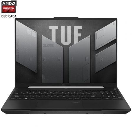 PORTATIL GAMING ASUS TUF GAMING A16 ADVANTAGE EDITION FA617NSR-RL059 RYZEN 7 7435HS/ 16GB/ 512GB SSD/ RADEON RX 7600S/ 16"/ SIN