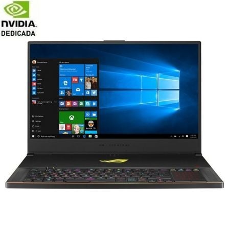 PORTATIL ASUS ROG ZEPHYRUS S GX701GXR-HG125T - W10 - I7-9750H 2.6GHZ - 32GB - 1TB SSD - GEFORCE RTX 2080 8GB - 17.3"/43.9CM FHD