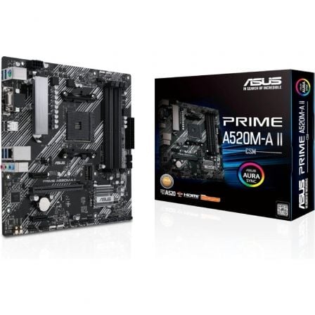 PLACA BASE ASUS PRIME A520M-A II/CSM SOCKET AM4/ MICRO ATX