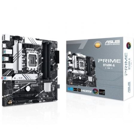 PLACA BASE ASUS PRIME B760M-A-CSM SOCKET 1700/ MICRO ATX