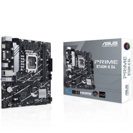 PLACA BASE ASUS PRIME B760M-K D4 SOCKET 1700/ MICRO ATX