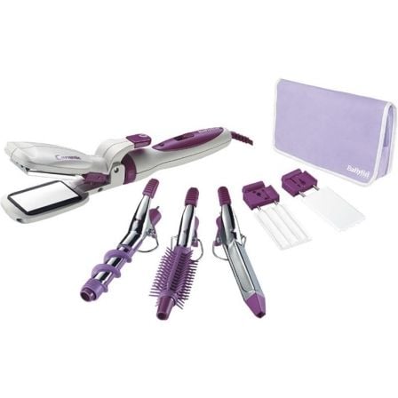 SET MOLDEADOR BABYLISS 2020CE 8 EN 1 - 14W - TEMPERATURA RAPIDA 145 - COLOR MORADO