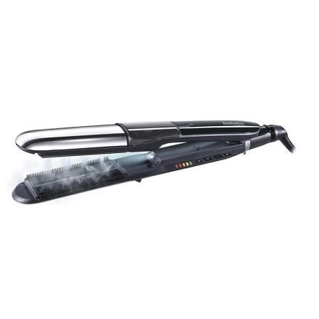 PLANCHA PARA EL PELO CON FUNCION VAPOR BABYLISS ST495E PURE STEAM - 5 TEMPERATURAS - TRATAMIENTO SPA - FUNCION IONICA - TECNOLOG