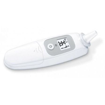 TERMOMETRO DE OIDO INFRARROJO BEURER FT-78 - DISPLAY ILUMINADO COLOR BLANCO - SONIDO ADVERTENCIA 37.5 - PRECISION  +/- 0.2 C - 1