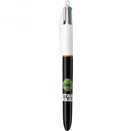 BOLIGRAFO 4 COLORES DE STAR WARS - DISENO YODA - BIC