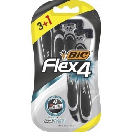 CUCHILLA DE AFEITAR BIC FLEX 4/ 4 UDS