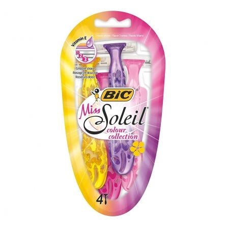 CUCHILLA DE AFEITAR BIC MISS SOLEIL/ 4 UDS