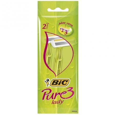 CUCHILLA DE AFEITAR BIC PURE 3/ 2 UDS