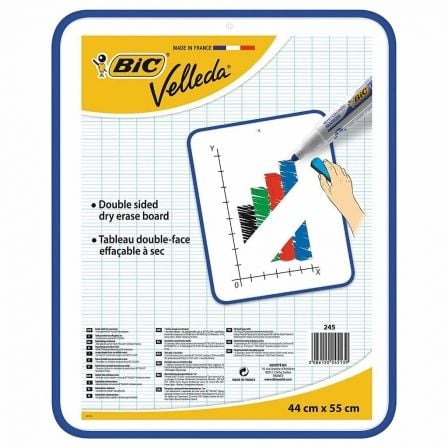 PIZARRA BIC VELLEDA 245 DOUBLE SIDE/ 44 X 55CM