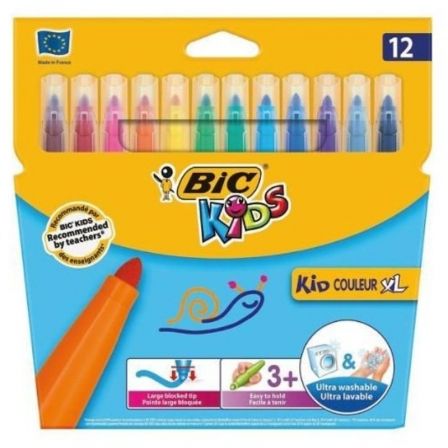 ROTULADORES PUNTA ANCHA BIC KID COLOR XL 8289663/ COLORES SURTIDOS