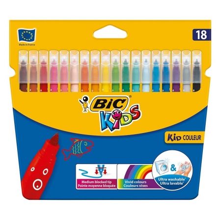 ROTULADORES BIC KIDS COULEUR 937510/ 18 UNIDADES